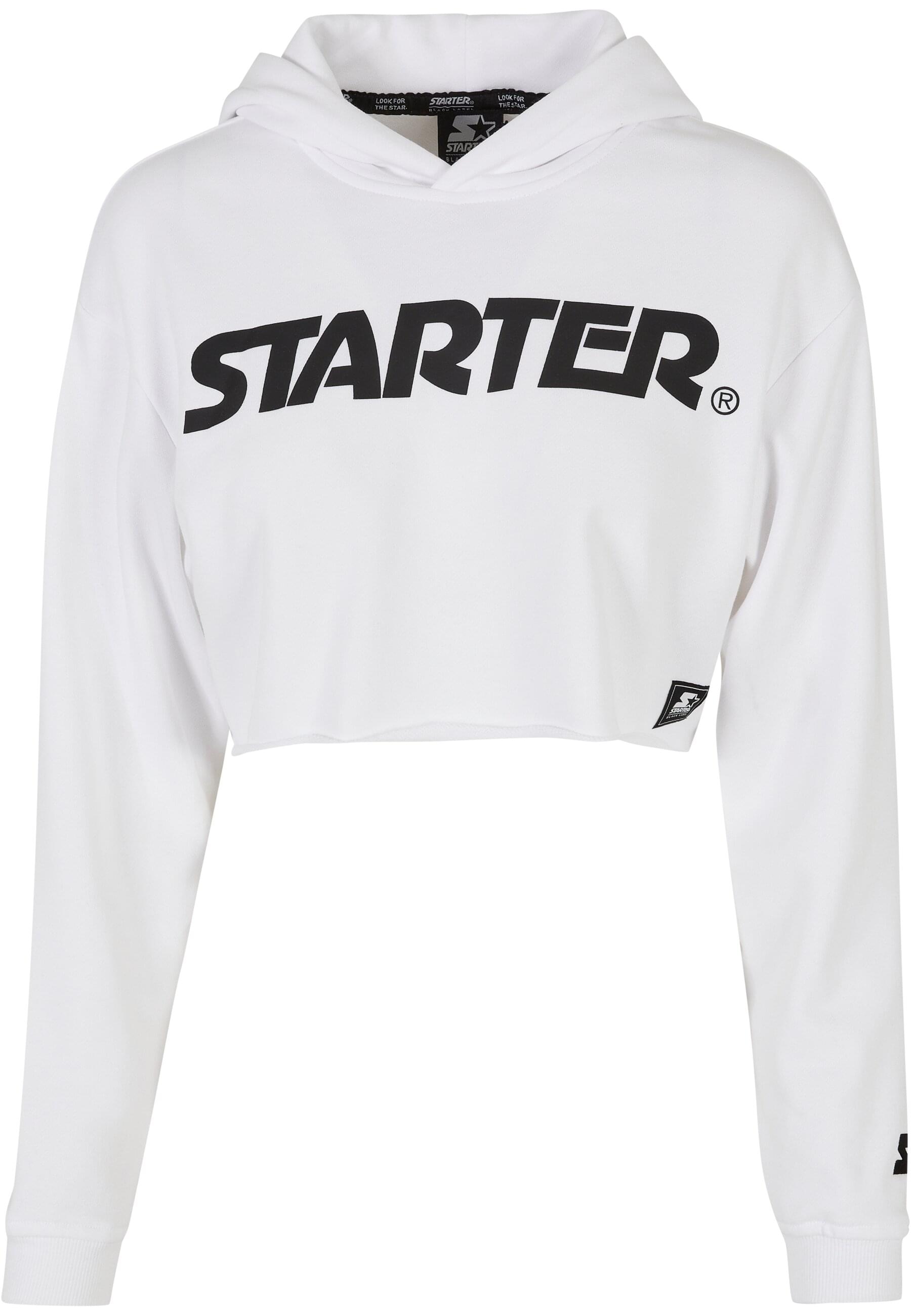 Starter Black Label Rundhalspullover "Starter Black Label Damen Ladies Starter Cropped Hoody" 1 Stk. von Starter Black Label