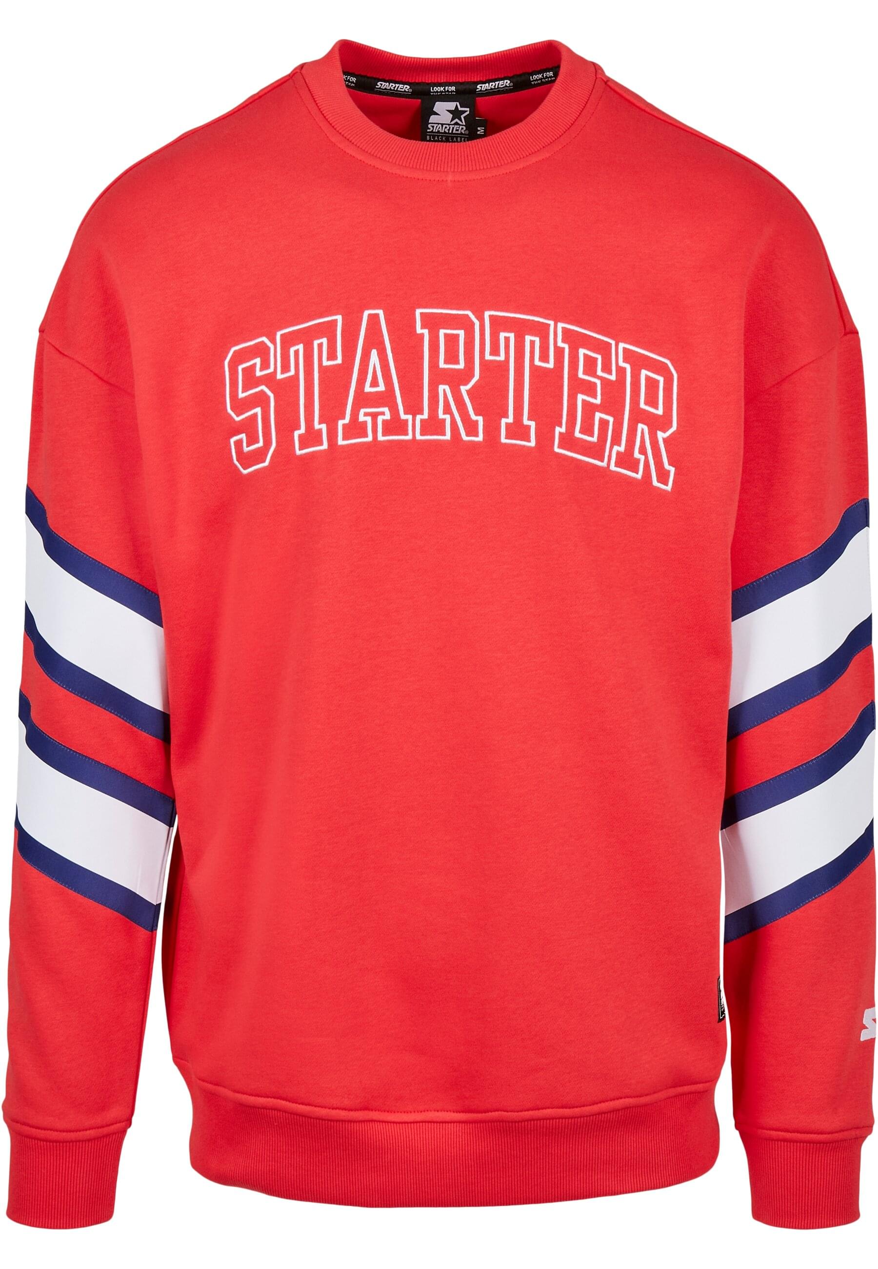 Starter Black Label Rundhalspullover "Starter Black Label Herren Starter Team Front Crew" 1 Stk. von Starter Black Label
