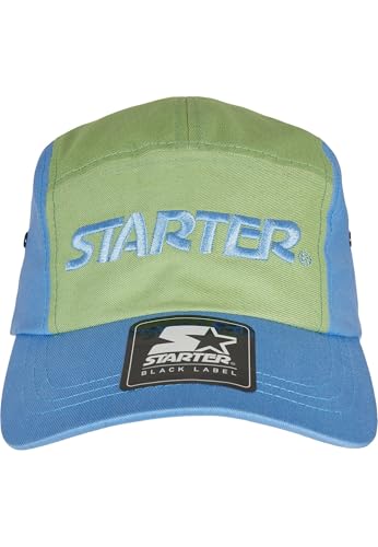 STARTER BLACK LABEL Unisex Kappe Fresh Jockey Cap, Farbe jadegreen/horizonblue, Größe one Size von STARTER BLACK LABEL