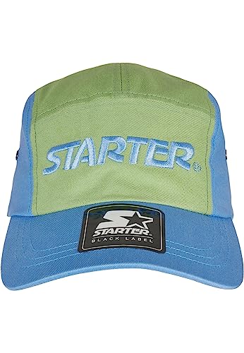 STARTER BLACK LABEL Unisex Kappe Fresh Jockey Cap, Farbe jadegreen/horizonblue, Größe one Size von STARTER BLACK LABEL