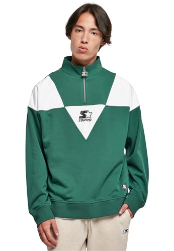 Starter Herren Jacke Starter Triangle Troyer darkfreshgreen/White L von STARTER BLACK LABEL