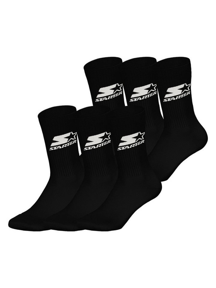 Starter Basicsocken Crew (6-Paar) Socken, Baumwollsocken, Alltagsocken von Starter