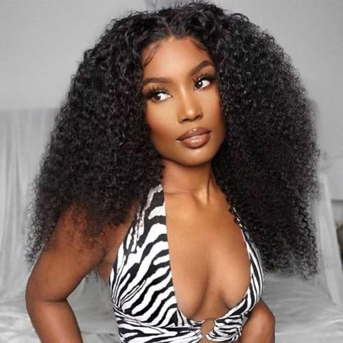 Afro Curly V Part Human Hair Wigs Glueless Wigs for Women V Part Wig Human Hair No Leave Out Kinky Curly Upgrade U Part Wigs 180% Density 18 Inch Natural Black Color Afro Curly V Part Human Hair Wigs Glueless Wigs for Women V Part Wig Human Hair No Leave Out Kinky Curly Upgrade U Part Wigs 180% Density 18 Inch Natural Black Color von Starwining