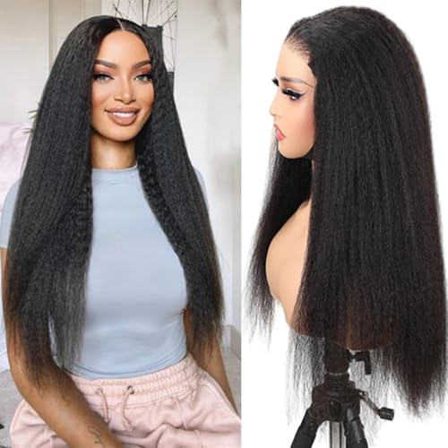 Perücke Echthaar für Damen Yaki Straight Glueless Wig Human Hair 4x4 Lace Wig Yaki Perücke Damen Echthaar Geschenk für Sie 28 Zoll Natürliche Schwarze Perücke Perücke Echthaar für Damen Yaki Straight Glueless Wig Human Hair 4x4 Lace Wig Yaki Perücke Damen Echthaar Geschenk für Sie 28 Zoll Natürliche Schwarze Perücke von Zealady