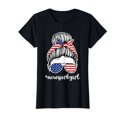 New YorkGirl Girl Staat Amerika T-Shirt von State New York State Gifts