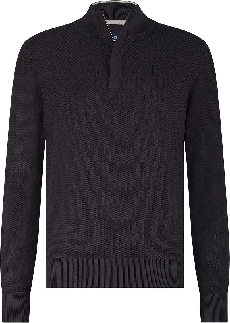 State Of Art Half Zip Pullover Structure Anthrazit - Größe XL von State of Art