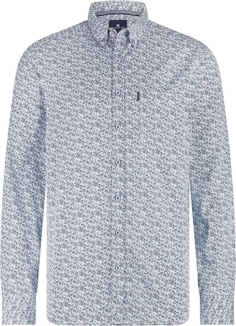 State Of Art Hemd Poplin Shell Blau - Größe XXL von State of Art