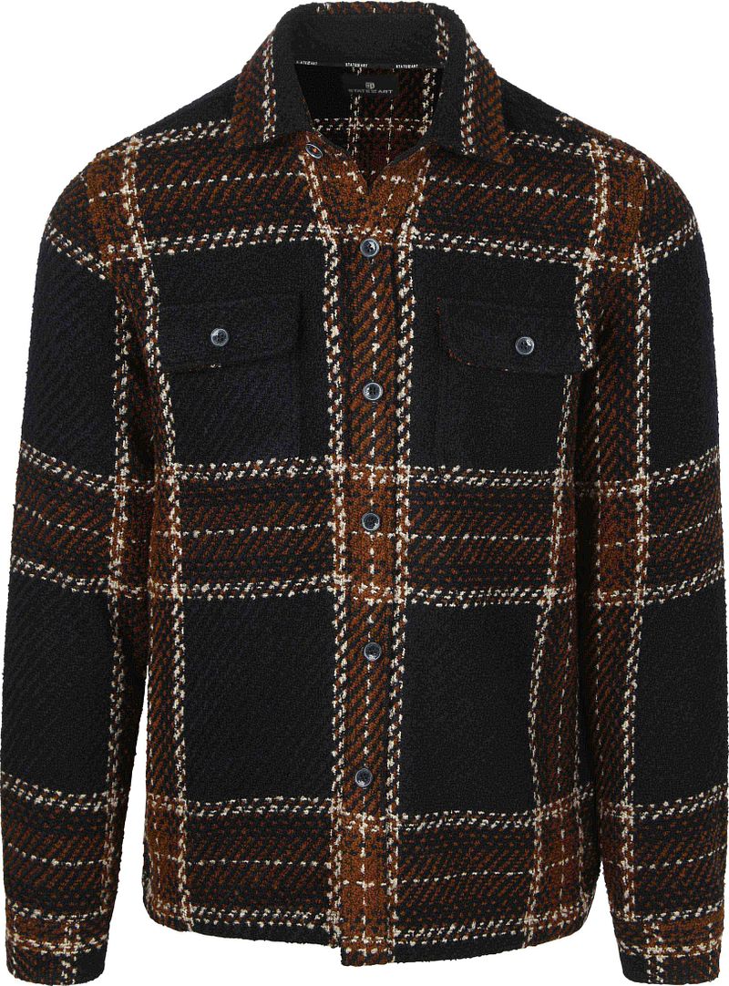 State Of Art Hemdjacke Karos Navy - Größe XXL von State of Art