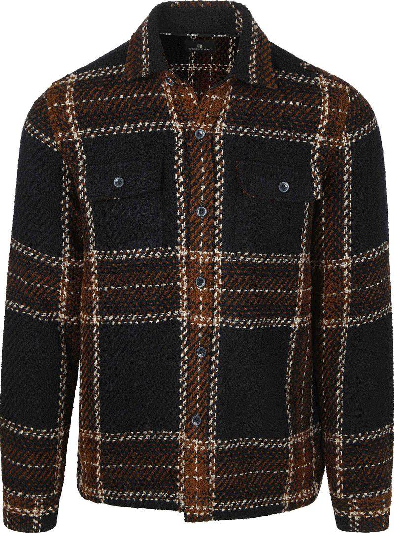 State Of Art Hemdjacke Karos Navy - Größe XXL von State of Art