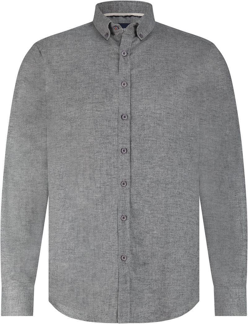 State Of Art Knitted Oxford Hemd Grau - Größe XL von State of Art