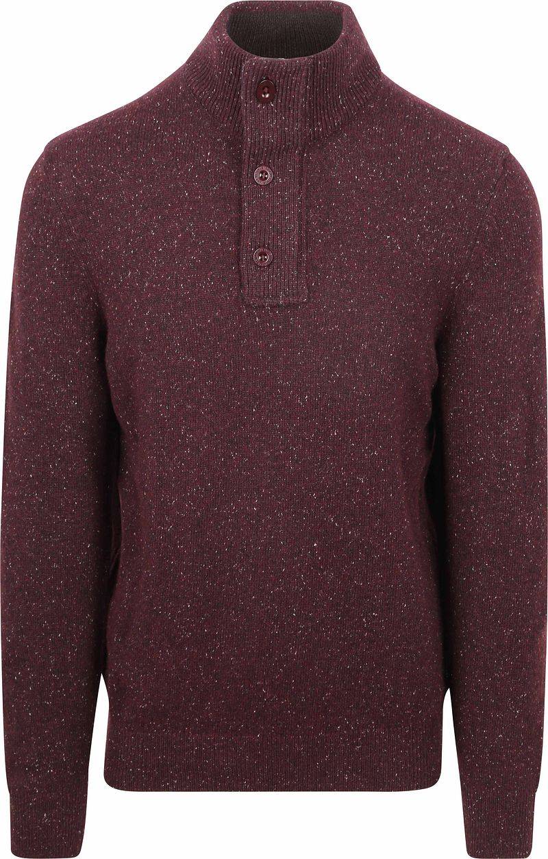 State Of Art Mocker Pullover Melange Bordeaux - Größe L von State of Art