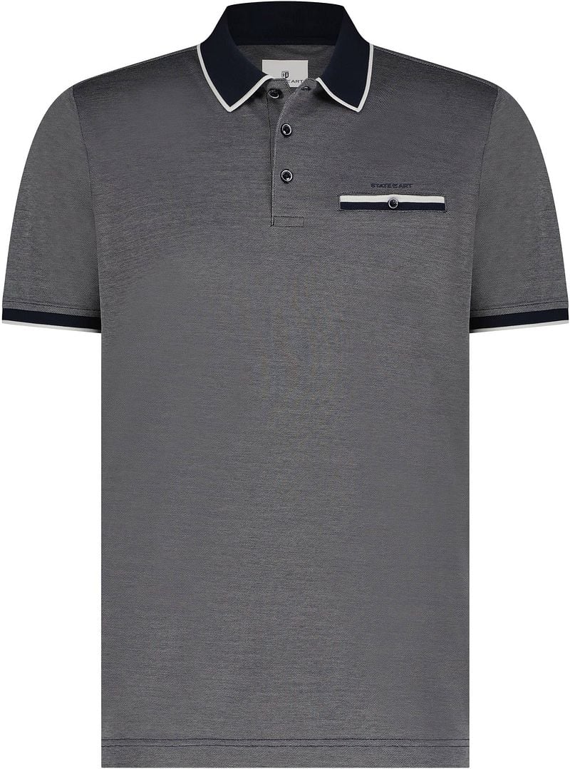 State Of Art Poloshirt Piqué Dunkelblau - Größe M von State of Art