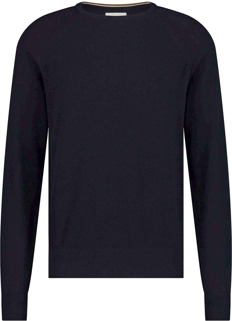 State Of Art Pullover Structure Contrast Navy - Größe M von State of Art