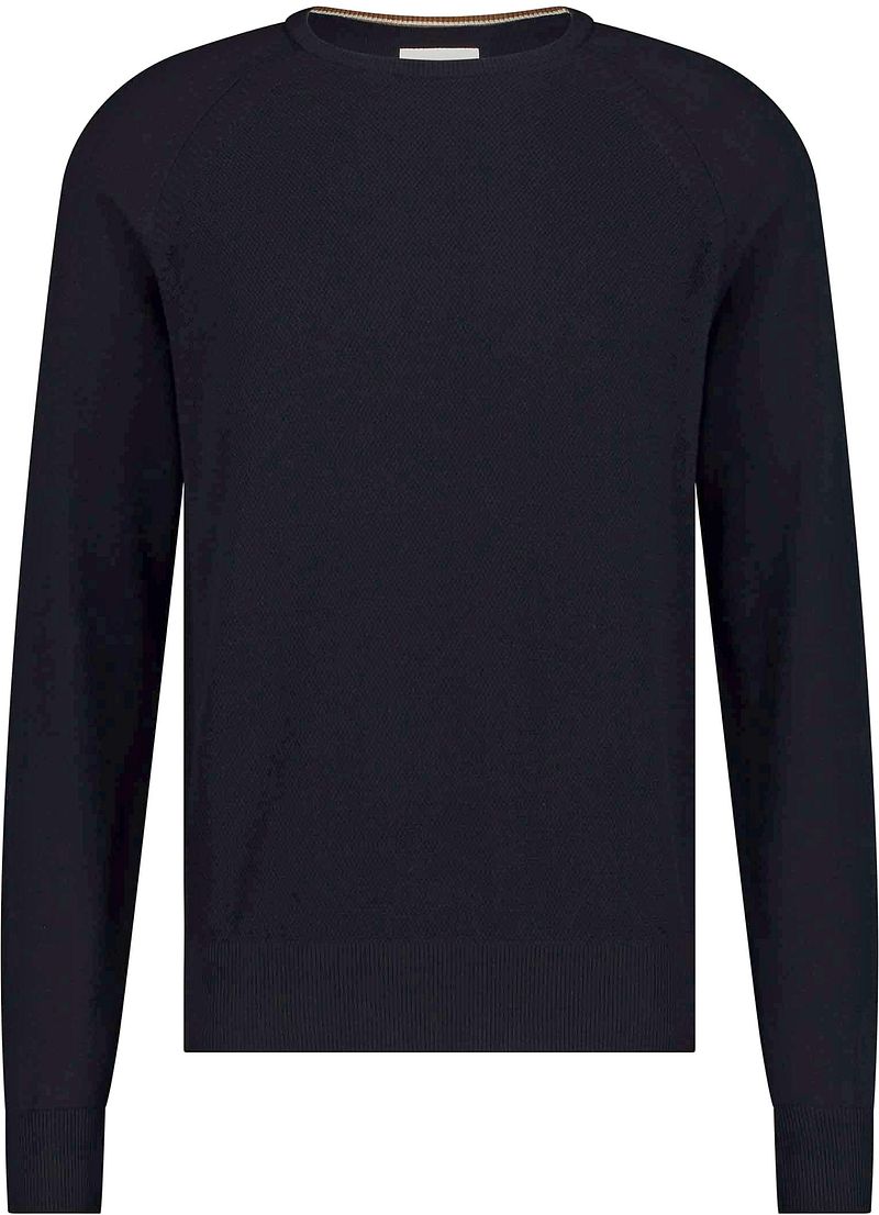 State Of Art Pullover Structure Contrast Navy - Größe M von State of Art