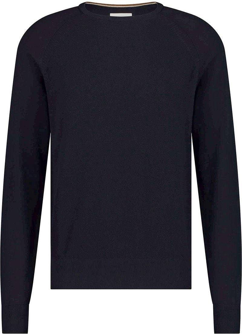 State Of Art Pullover Structure Contrast Navy - Größe XL von State of Art