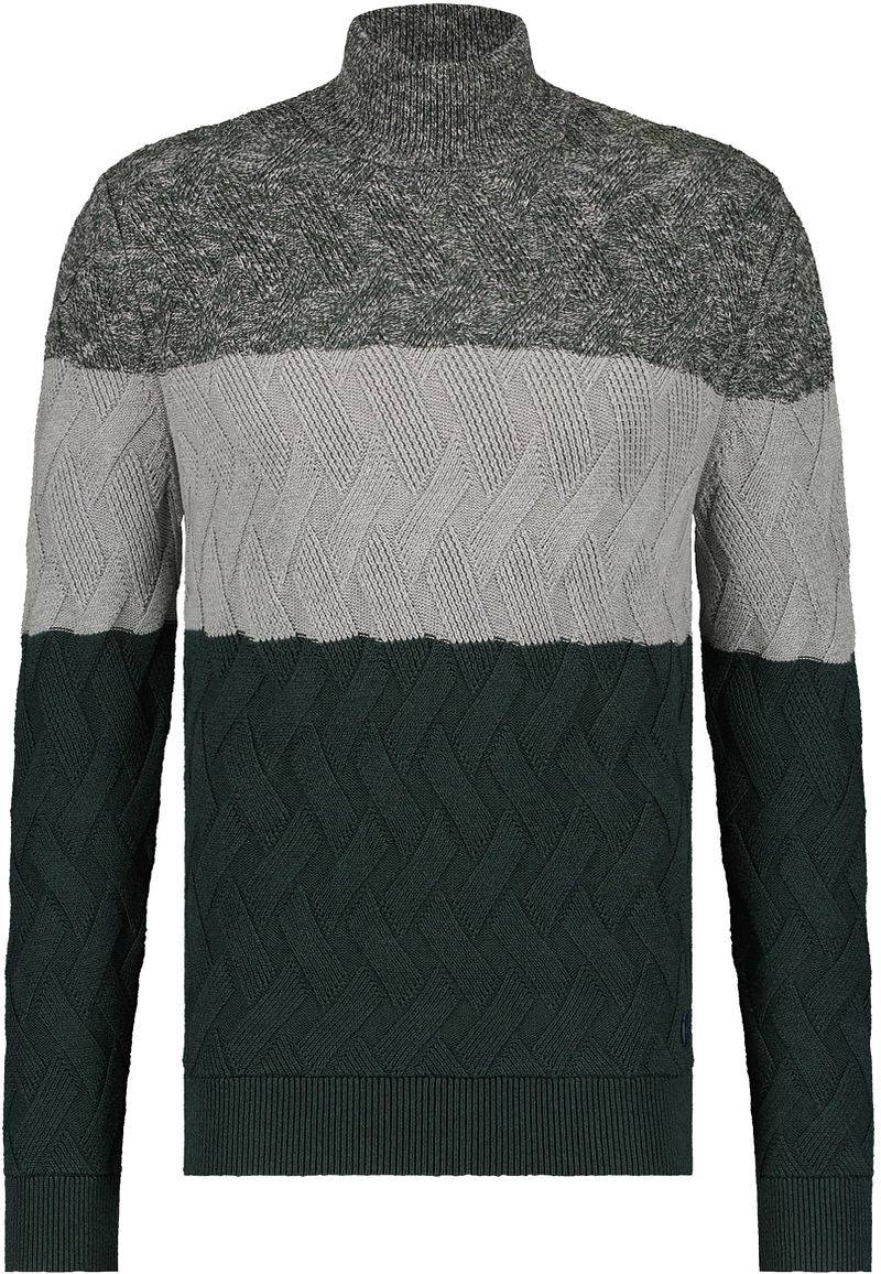 State Of Art Rollkragenpullover Streif Dunkelgrün - Größe XL von State of Art