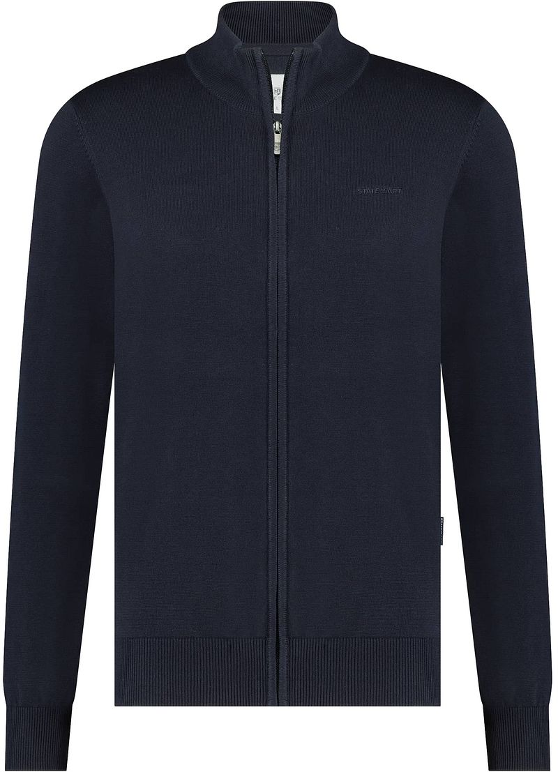State Of Art Strickjacke Plain Navy - Größe S von State of Art