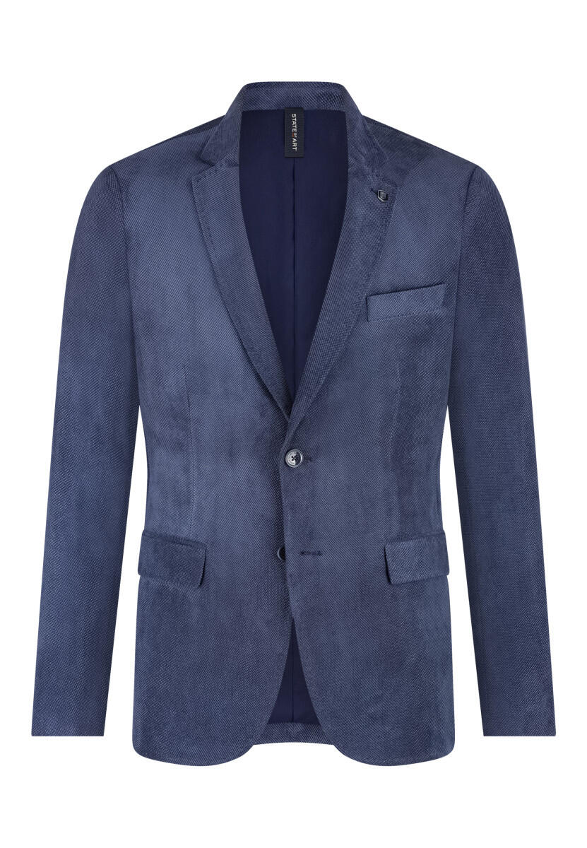 State of Art - Babycord-Blazer blau - Gr. - L von State of Art