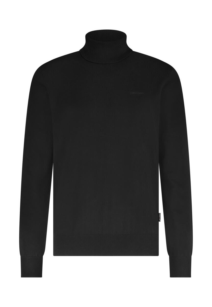 State of Art - Basic-Rollkragenpullover aus Baumwolle blau - Gr. - XL von State of Art