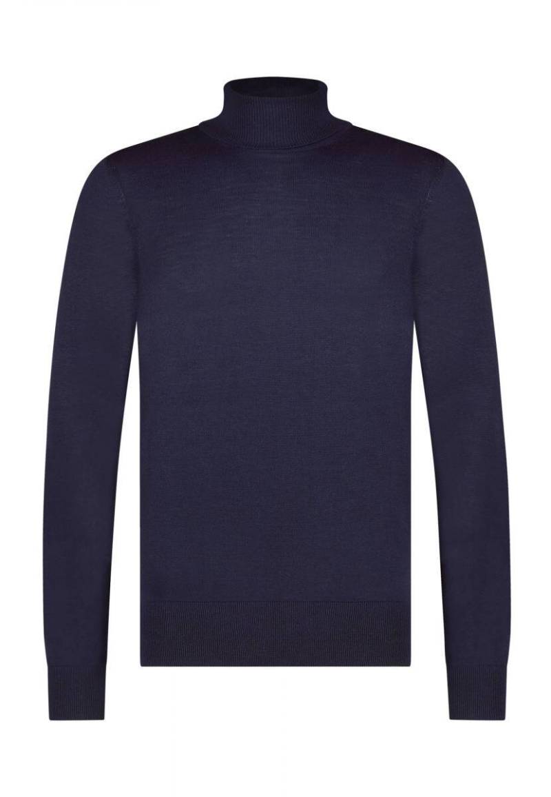 State of Art - Basic-Rollkragenpullover blau - Gr. - M von State of Art