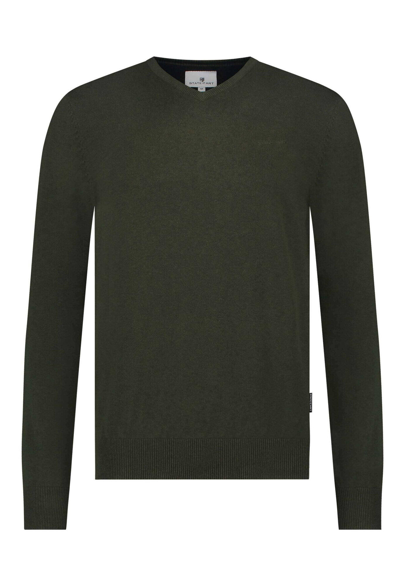 State of Art - Basis-Pullover aus Baumwolle grün - Gr. - XXL von State of Art