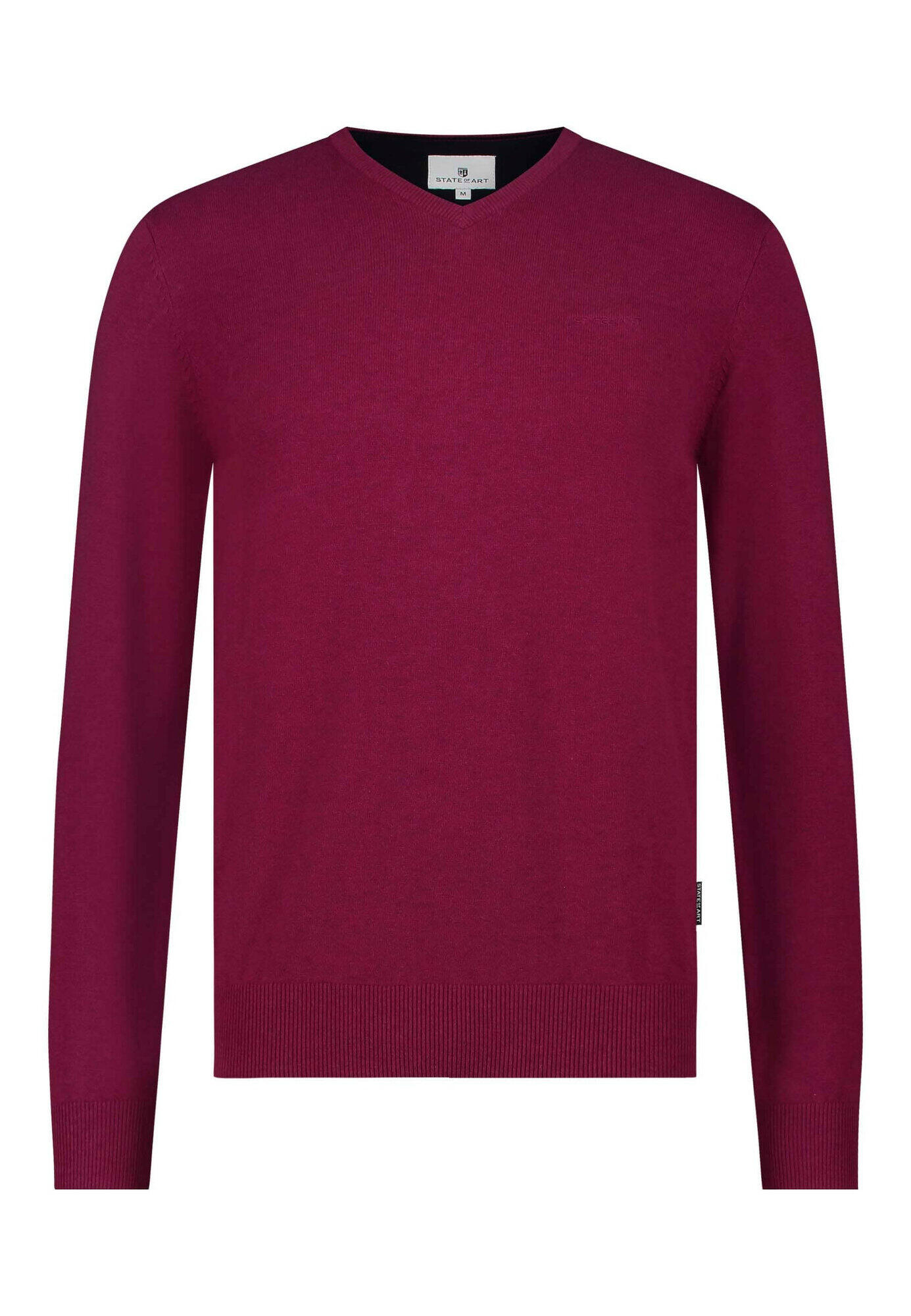 State of Art - Basis-Pullover aus Baumwolle rot - Gr. - 3XL von State of Art