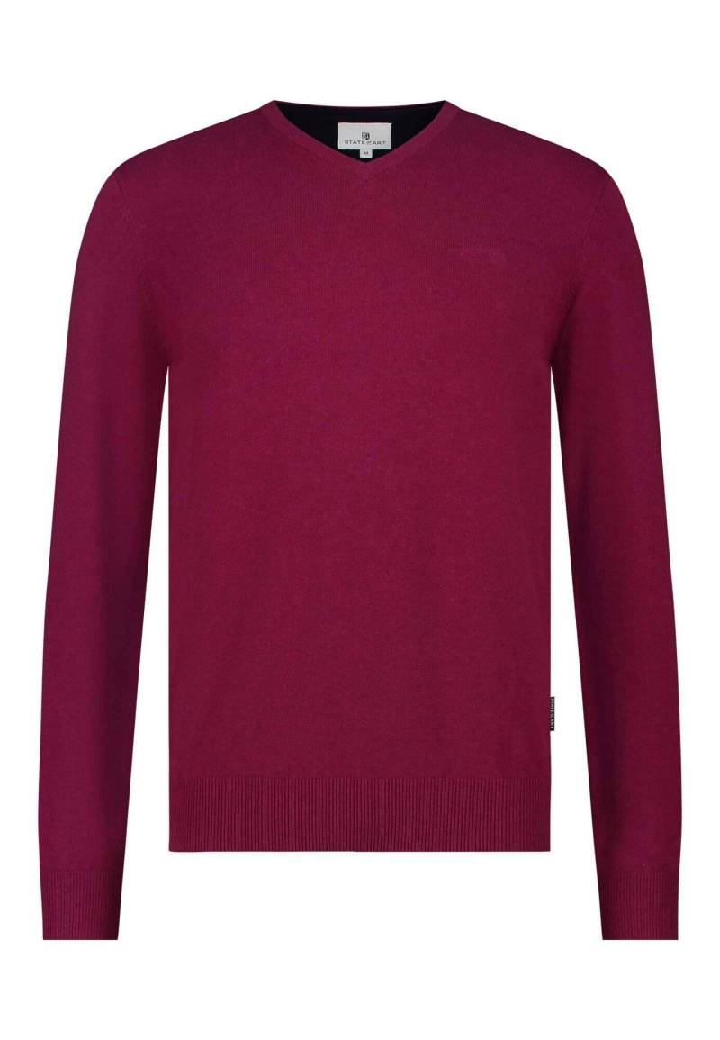 State of Art - Basis-Pullover aus Baumwolle rot - Gr. - 3XL von State of Art