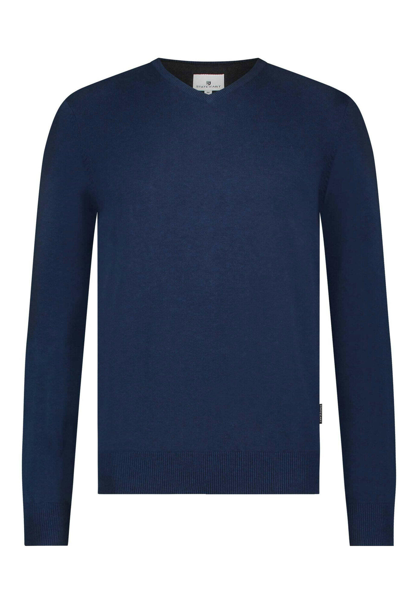 State of Art - Basis-Pullover aus Baumwolle blau - Gr. - 3XL von State of Art
