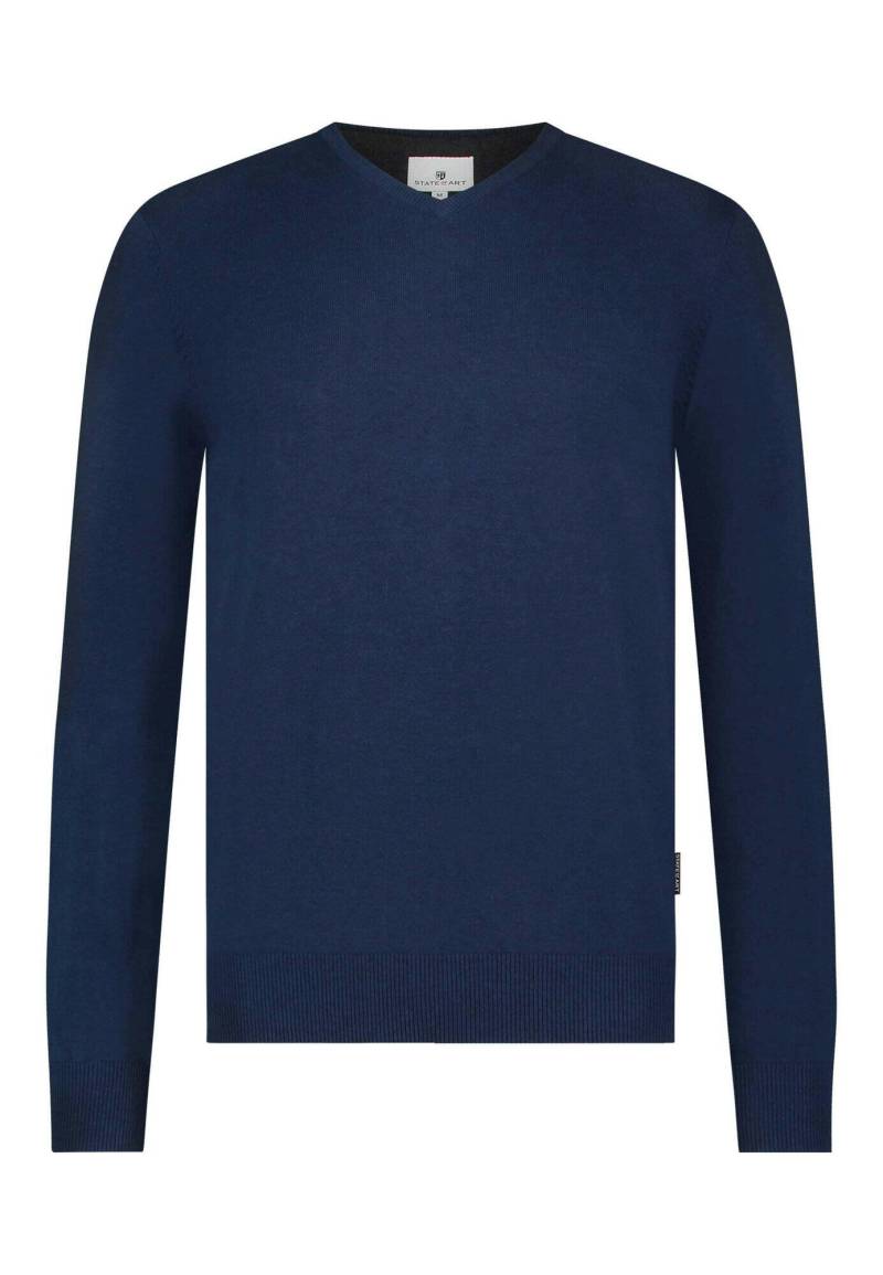 State of Art - Basis-Pullover aus Baumwolle blau - Gr. - 3XL von State of Art