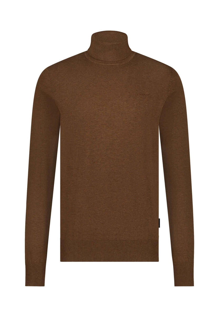 State of Art - Basis-Rollkragenpullover braun - Gr. - XL von State of Art