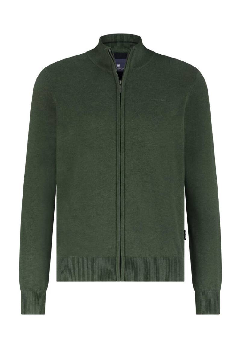 State of Art - Cardigan mit Reißverschluss grün - Gr. - S von State of Art
