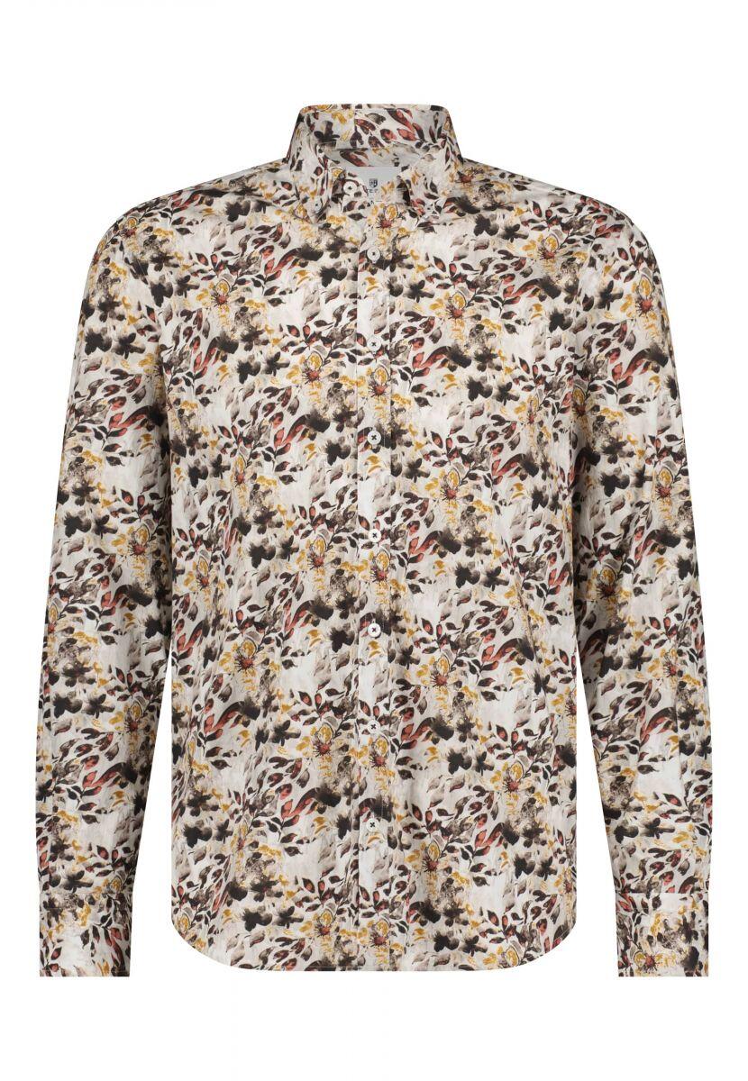 State of Art - Hemd mit Blumenprint weiß - Gr. - M von State of Art