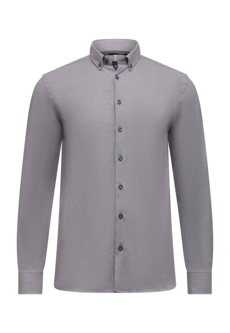 State of Art - Hemd mit Button-Down-Kragen grau - Gr. - 3XL von State of Art