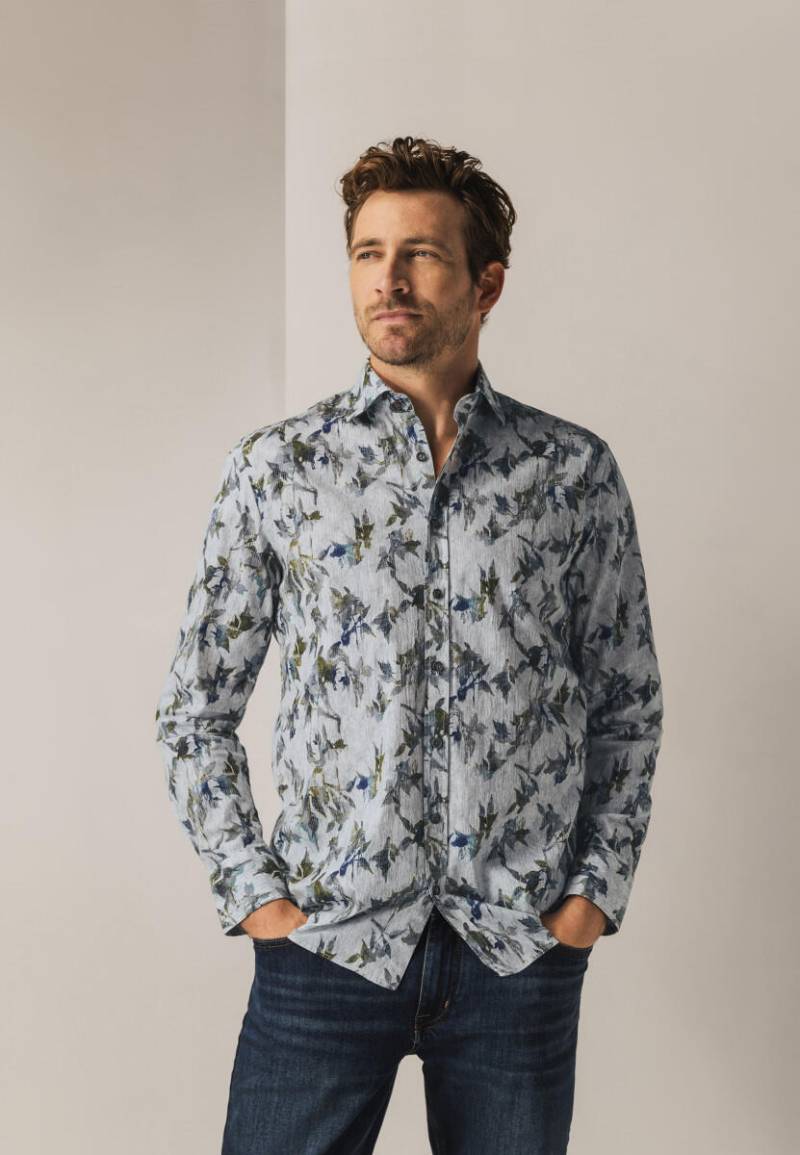 State of Art - Hemd mit Print blau/grün - Gr. - XL von State of Art