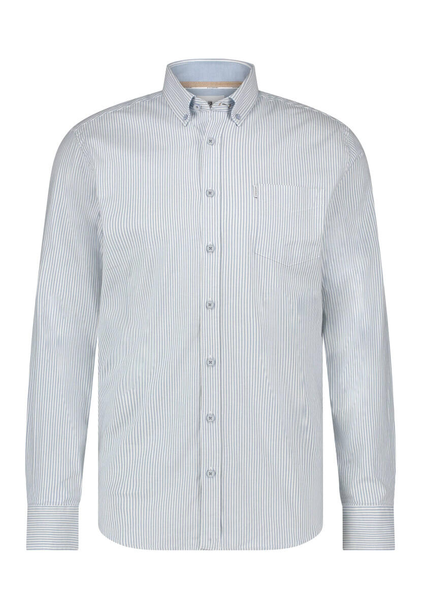 State of Art - Hemd mit Streifenmuster weiß - Gr. - L von State of Art