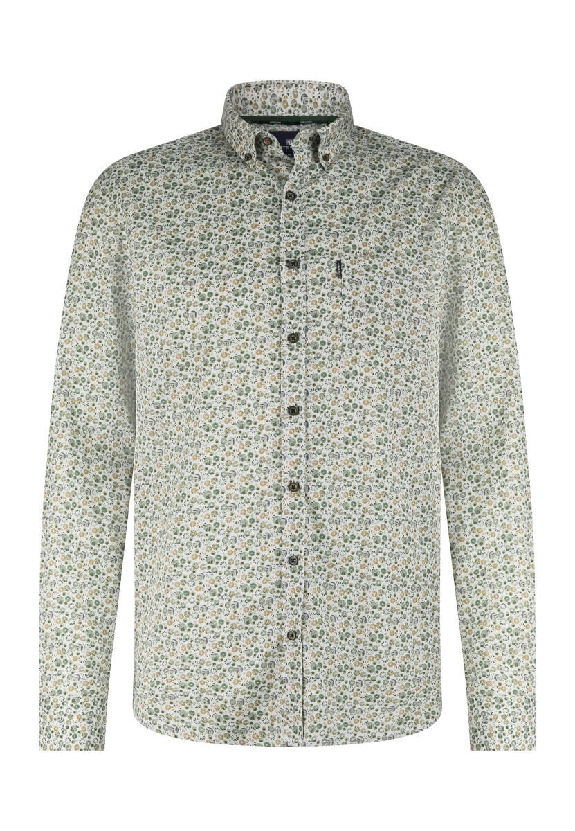 State of Art - Hemd mit geometrischem Print beige - Gr. - 3XL von State of Art