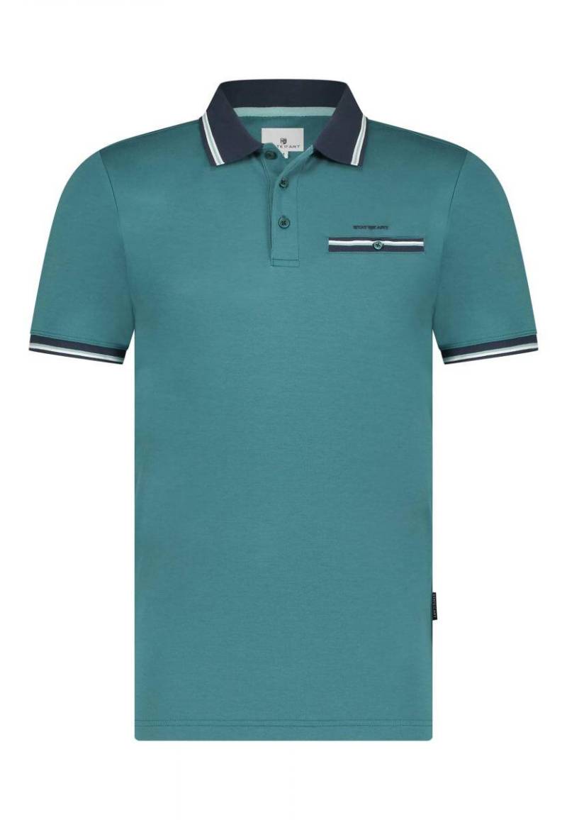 State of Art - Jersey Poloshirt mit Brusttasche blau - Gr. - S von State of Art