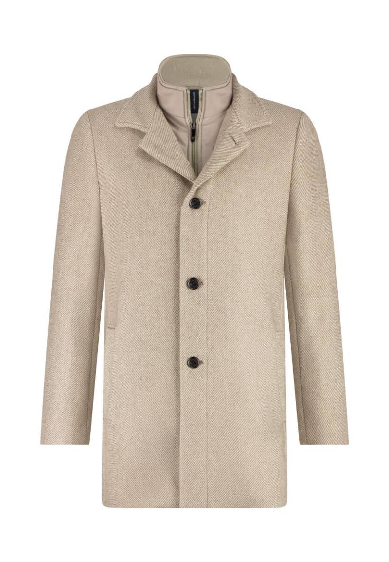 State of Art - Mantel mit herausnehmbarem Reißverschluss-Einsatz braun - Gr. - L von State of Art