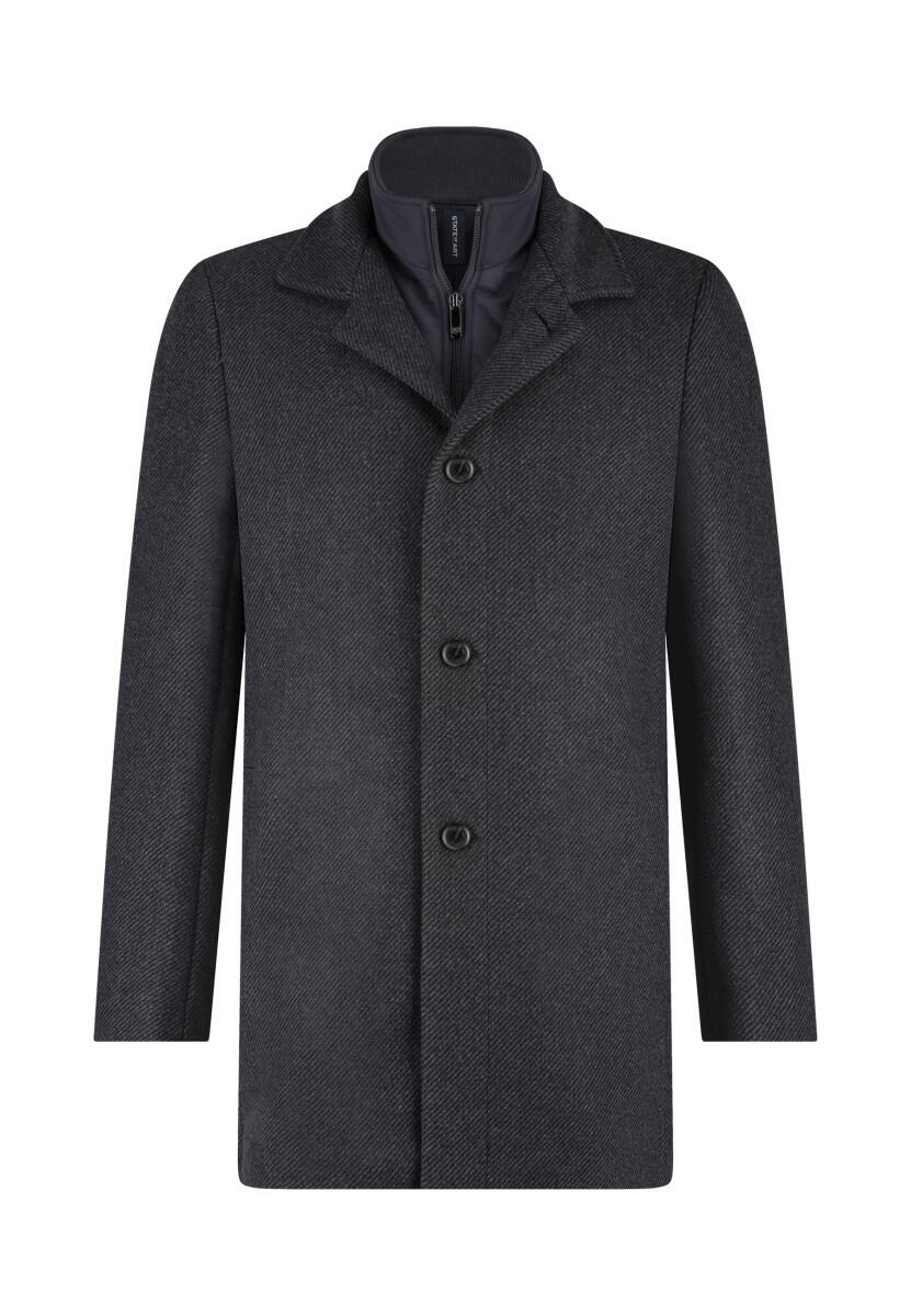 State of Art - Mantel mit herausnehmbarem Reißverschluss-Einsatz grau - Gr. - XXL von State of Art