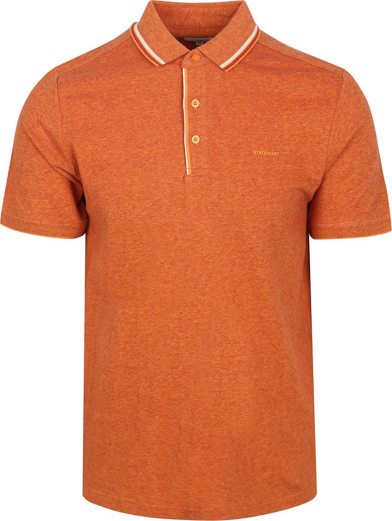 State of Art Polo Oxford Orange - Größe XXL von State of Art