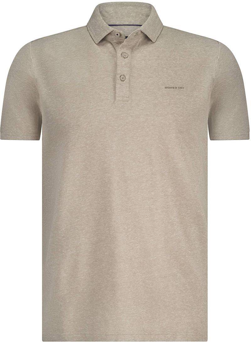 State of Art Poloshirt Piqué Melange Beige - Größe 3XL State of Art Poloshirt Piqué Melange Beige - Größe 3XL von State of Art