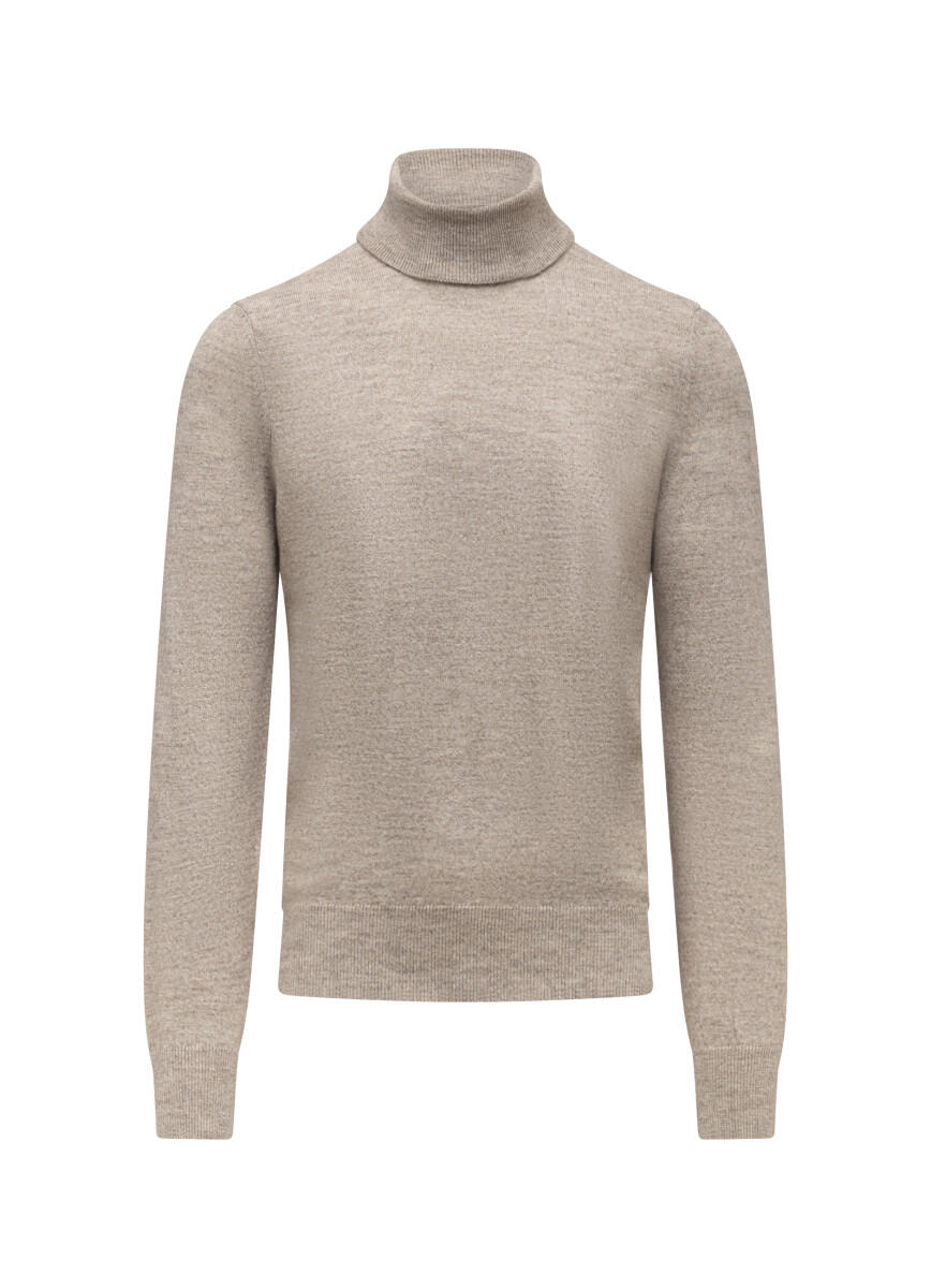 State of Art - Pullover mit Rollkragen beige - Gr. - L von State of Art