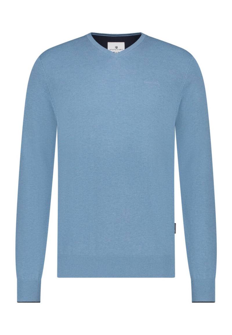 State of Art - Pullover mit V-Ausschnitt blau - Gr. - XXL von State of Art