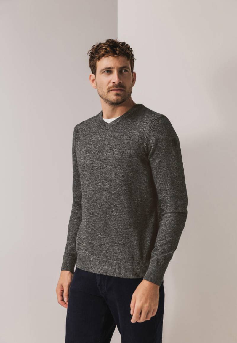 State of Art - Pullover mit V-Ausschnitt grau - Gr. - XL von State of Art