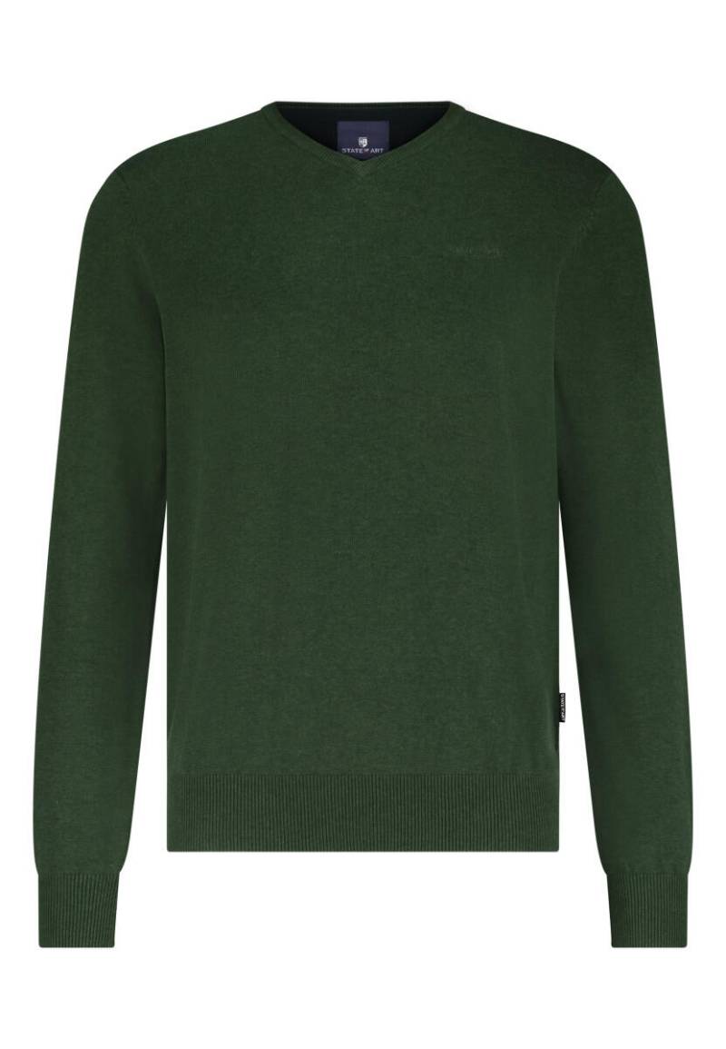 State of Art - Pullover mit V-Ausschnitt grün - Gr. - L von State of Art