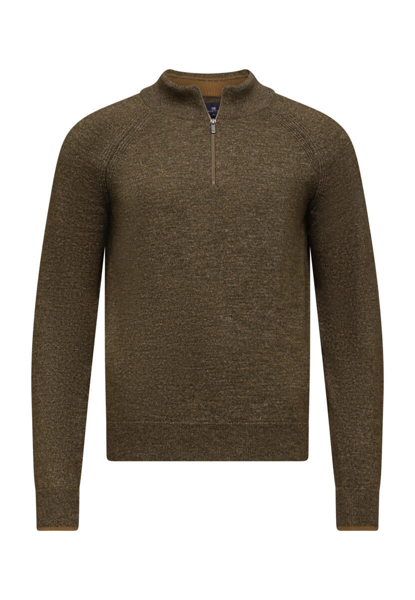 State of Art - Pullover mit stehkragen braun - Gr. - XXL von State of Art