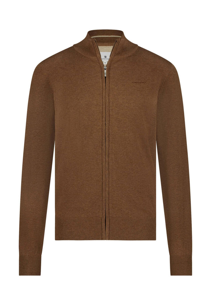 State of Art - Strickjacke braun - Gr. - 3XL von State of Art