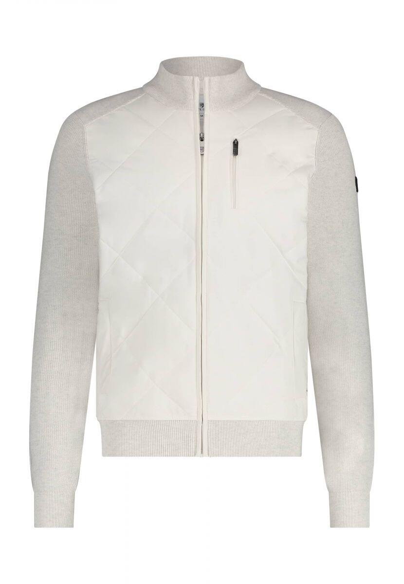 State of Art - Strickjacke mit Einschubtaschen weiß - Gr. - 3XL von State of Art