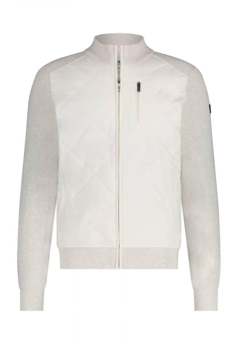 State of Art - Strickjacke mit Einschubtaschen weiß - Gr. - 3XL von State of Art