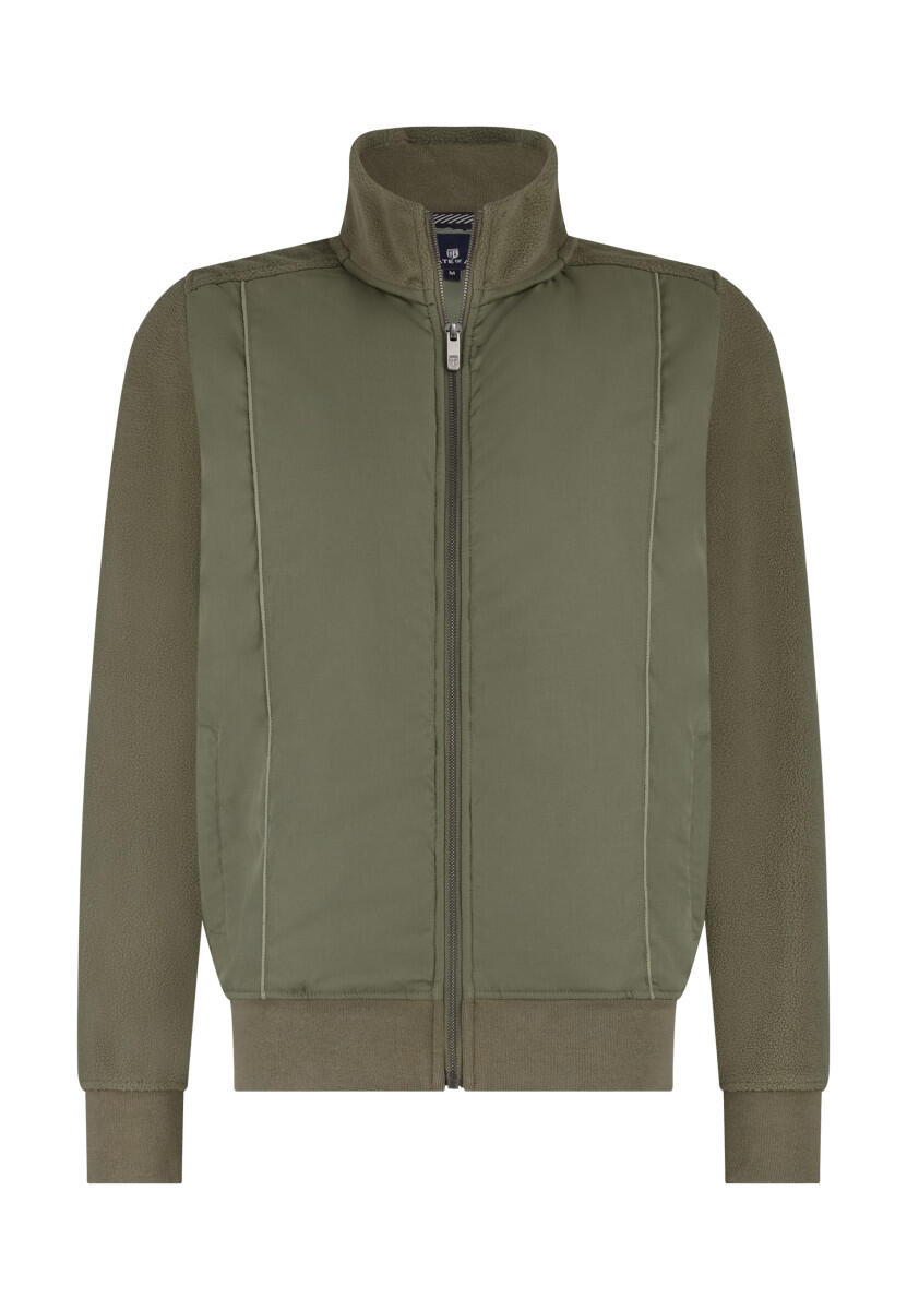 State of Art - Sweat Cardigan grün - Gr. - XXL von State of Art